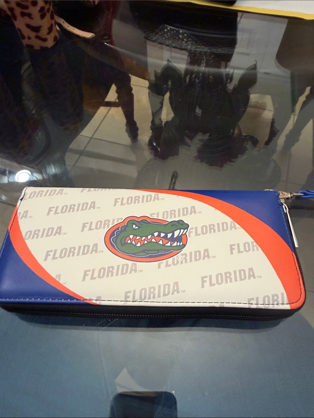 Florida Gators Blue and Orange women Zip Wallet